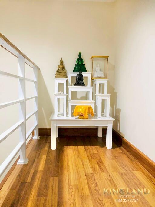 Hallway with a small altar