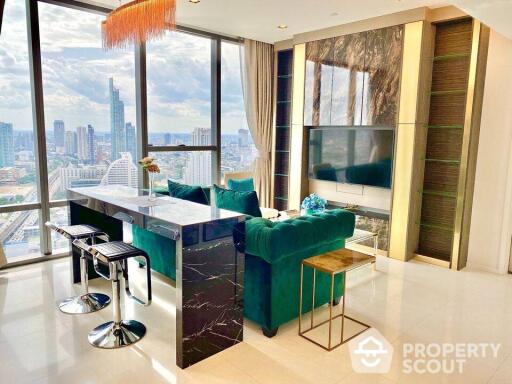 1-BR Condo at The Bangkok Sathorn near BTS Surasak