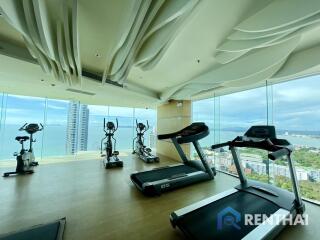 Good price in market Wongamat Tower  Studio 47 sqm high floor Sea view