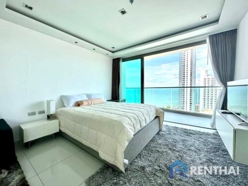 Good price in market Wongamat Tower  Studio 47 sqm high floor Sea view