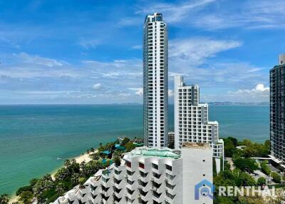 Good price in market Wongamat Tower  Studio 47 sqm high floor Sea view