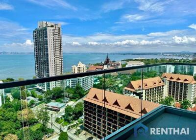 Good price in market Wongamat Tower  Studio 47 sqm high floor Sea view