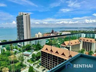 Good price in market Wongamat Tower  Studio 47 sqm high floor Sea view