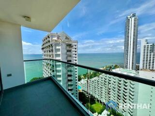 Good price in market Wongamat Tower  Studio 47 sqm high floor Sea view