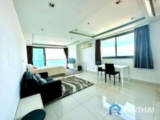 Good price in market Wongamat Tower  Studio 47 sqm high floor Sea view