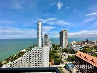 Good price in market Wongamat Tower  Studio 47 sqm high floor Sea view