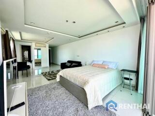 Good price in market Wongamat Tower  Studio 47 sqm high floor Sea view