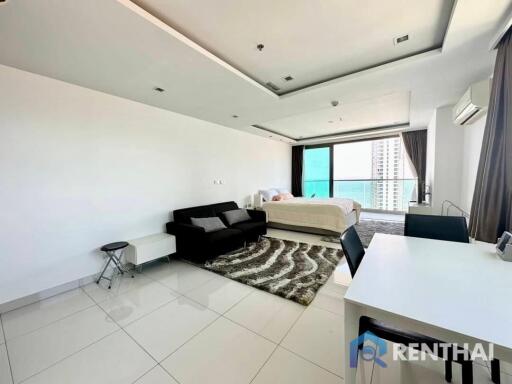 Good price in market Wongamat Tower  Studio 47 sqm high floor Sea view