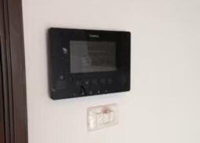 Smart home control panel on the wall