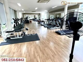 Spacious and well-equipped gym with various exercise machines and equipment