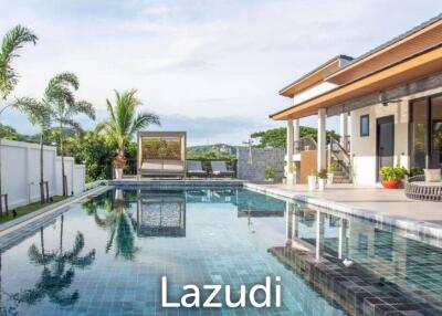 Luxurious 5 bed Modern Pool Villa for Sale in Hua Hin