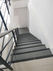 Interior staircase in a building