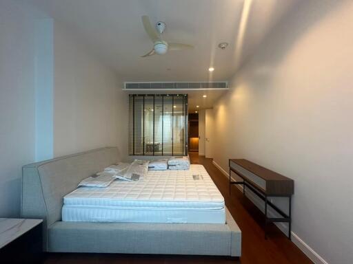 Contemporary bedroom with modern furnishings