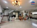 Spacious main living area with staircase