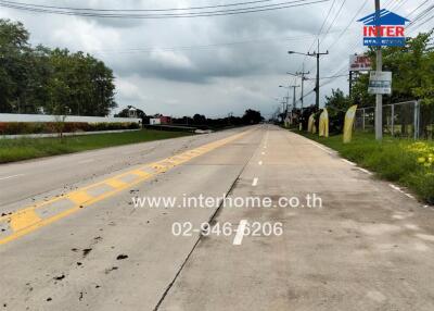 View of the road leading to the property