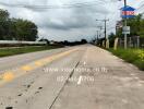 View of a road beside a property