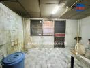 Kitchen with old style furnishing and tiled floor