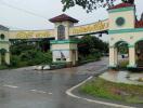 Entrance gate to property