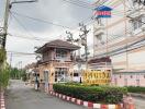 Entrance with security guardhouse