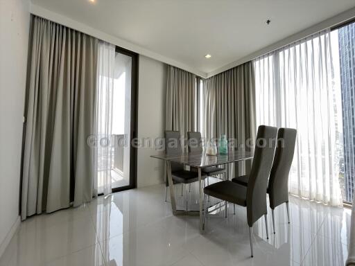 2 Bedrooms Furnished Condo with Balcony at Nara 9 - Sathorn