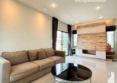 Modern living room with sofa and coffee table