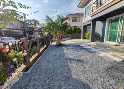 front yard of a house