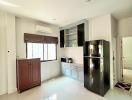 Modern kitchen with appliances and storage