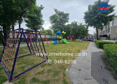 Outdoor playground in a residential complex