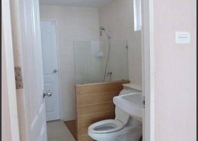 Bathroom with shower and toilet