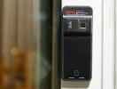 Smart lock on a door