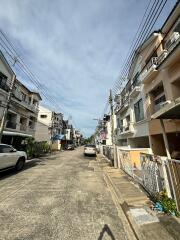 View of a residential street with multiple houses