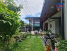 Front outdoor area with garden and driveway