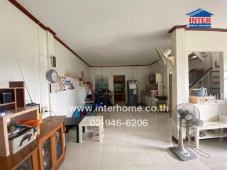 Spacious main living area with furniture and modern amenities