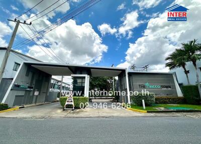 Entrance of a residential complex