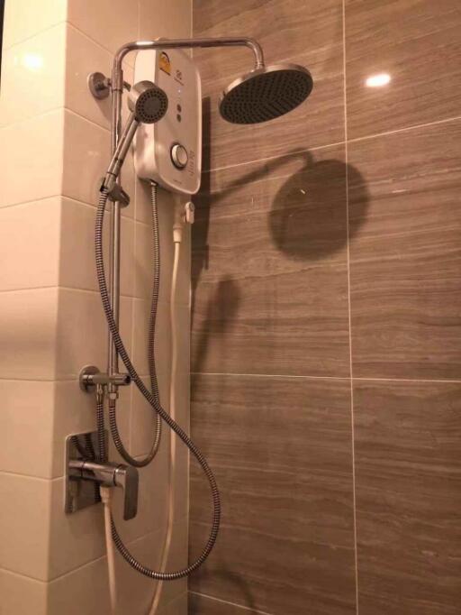 Modern shower with water heater