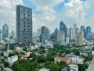 High-rise buildings and city view