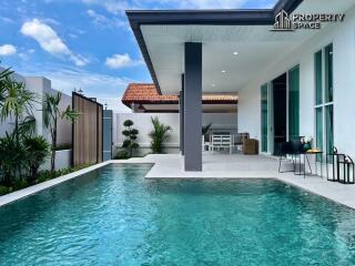 Brand New 4 Bedroom Pool Villa Modern Style In Jomtien For Sale And Rent