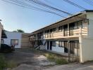 Front view of a residential building