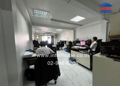 Office space with employees working