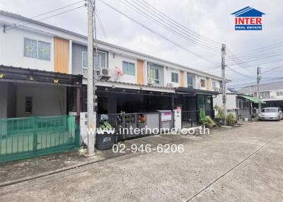 Exterior view of row houses