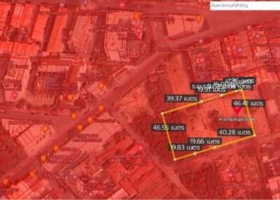 Aerial view of property boundaries