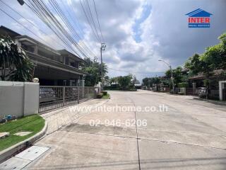 Street view of residential neighborhood