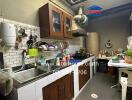 well-equipped kitchen with modern appliances and ample storage