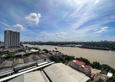 2-bedroom river view condo for sale in Rama 3 area