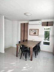 A two-story detached house with 4 bedrooms and 3 bathrooms in the Saraphi area near Waree Chiang Mai School.