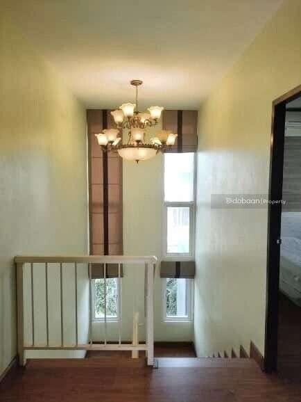 A two-story detached house with 4 bedrooms and 3 bathrooms in the Saraphi area near Waree Chiang Mai School.