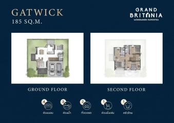 Floor Plan Overview of Ground and Second Floors