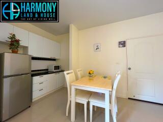 Modern kitchen and dining area