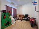 Child's bedroom with play area and toys