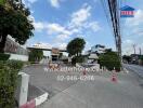 Entrance to residential complex with security gate